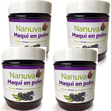 Cargar imagen en el visor de la galería, Pack 4 Maqui en Polvo Nanuva