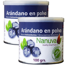 Cargar imagen en el visor de la galería, Pack 2 Arándano en Polvo Nanuva