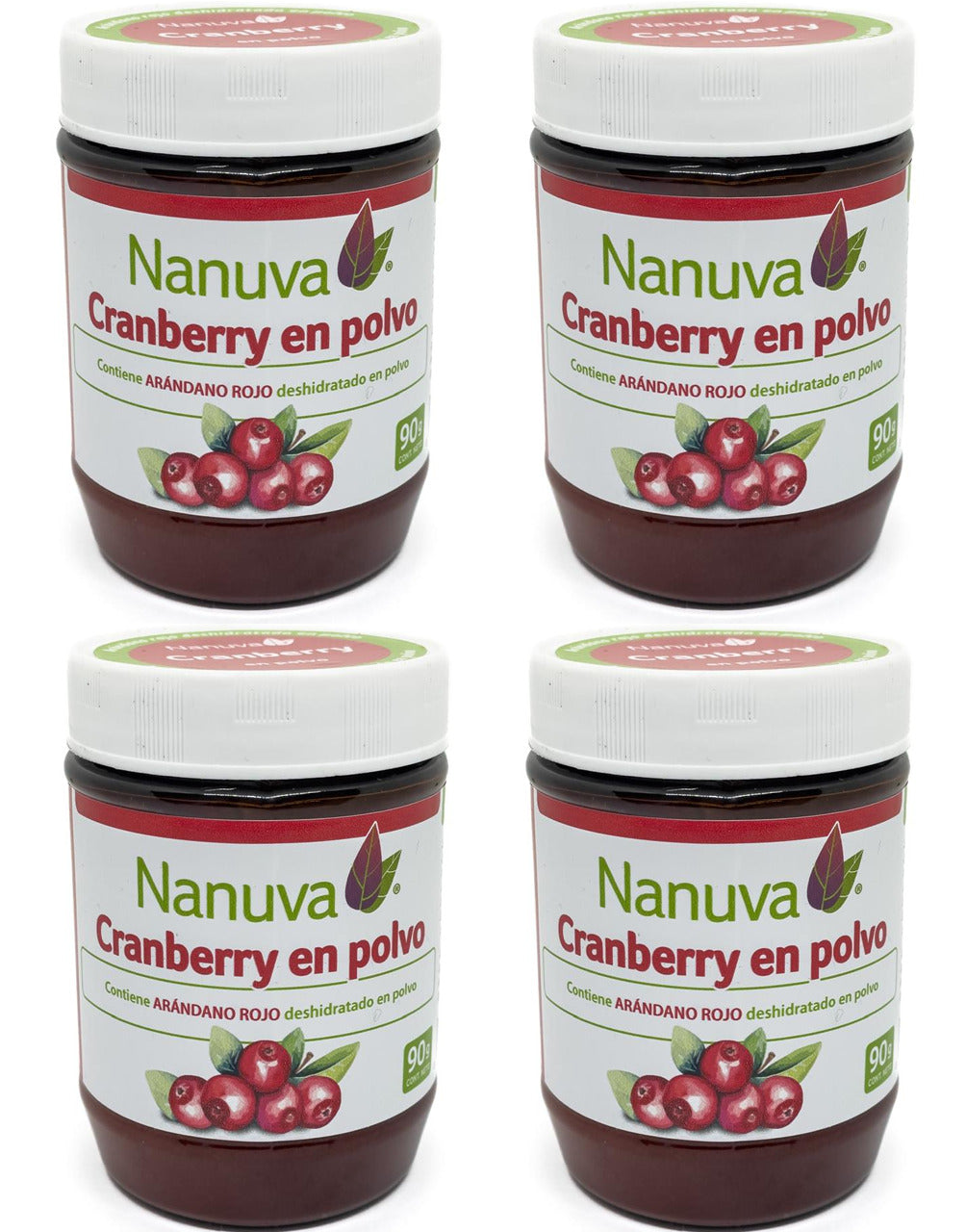 Pack 4 Cranberry en Polvo Nanuva