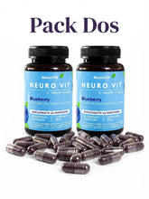 Cargar imagen en el visor de la galería, Pack Dos Blueberry Neuro Vit - cápsulas vegetales (Copia)
