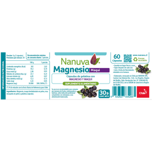 Dos CÁPSULAS MAGNESIO MAQUI (Copia)