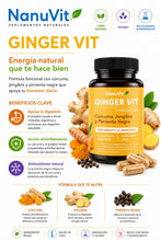 Cargar imagen en el visor de la galería, Pack Dos Ginger Vit - 60 cápsulas vegetales
