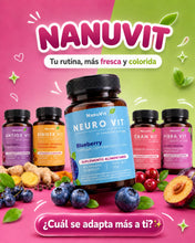 Cargar imagen en el visor de la galería, Pack Dos Blueberry Neuro Vit - cápsulas vegetales (Copia)
