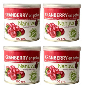 Pack 4 Cranberry en Polvo Nanuva