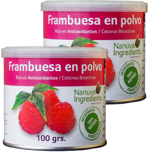 Pack 2 Frambuesa en Polvo Nanuva